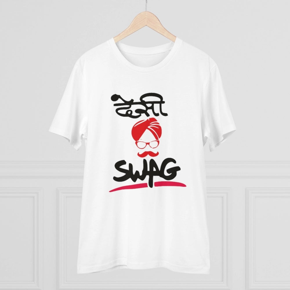 Men's PC Cotton Desi Swag Printed T-Shirt