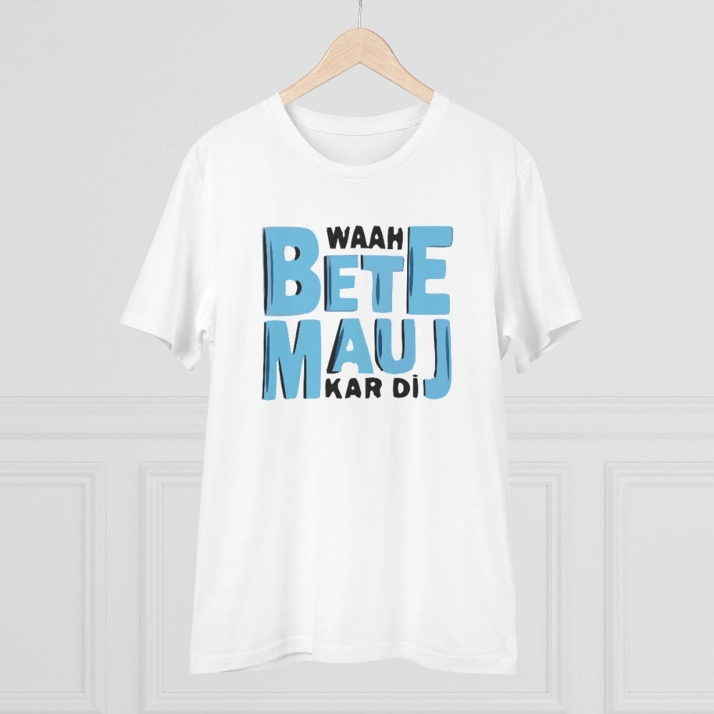 Men's PC Cotton Mojj Kardi Printed T-Shirt