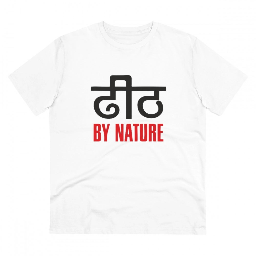 Men's PC Cotton Dhidh Nature Printed T-Shirt