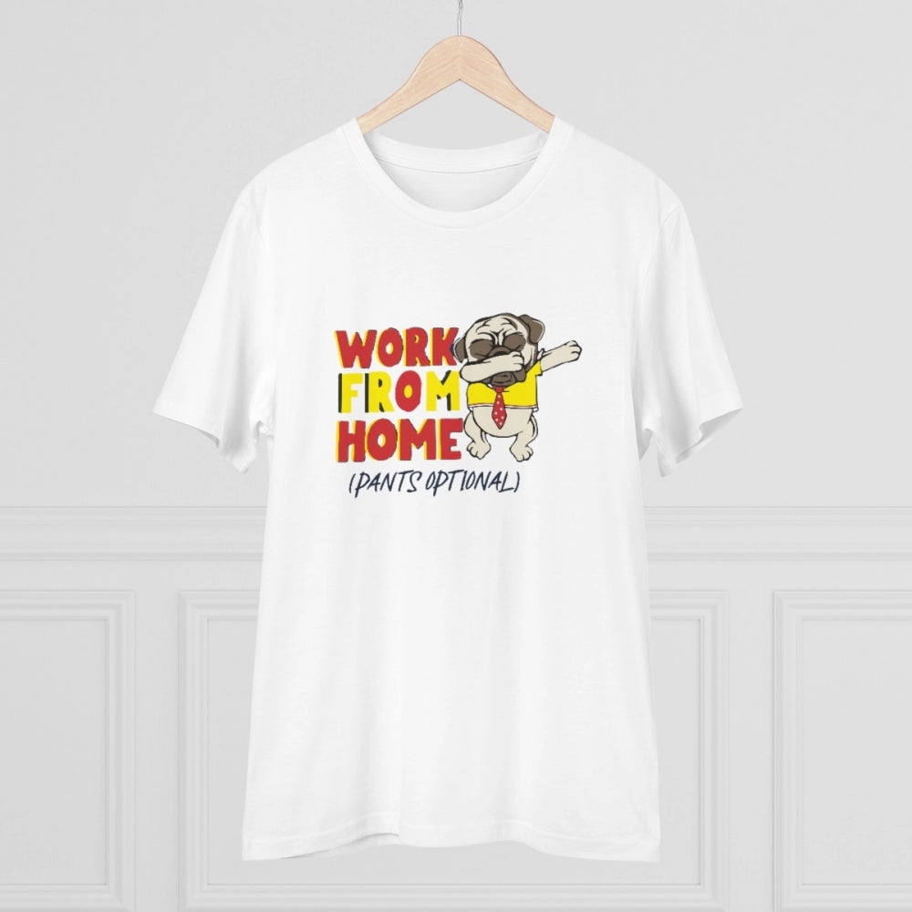 Men's PC Cotton Work From Home Desing Printed T · 44_L