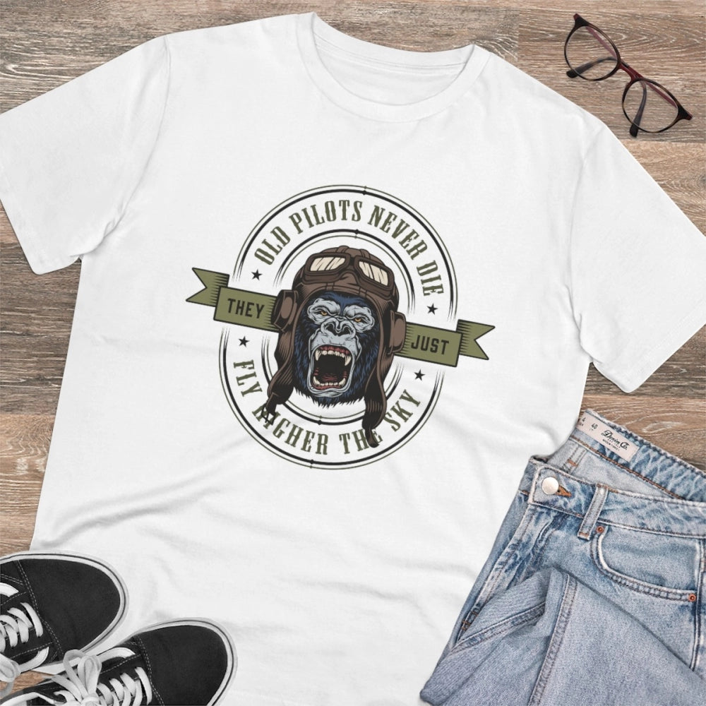 Men's PC Cotton Gorila Desing Printed T-Shirt · 53_L
