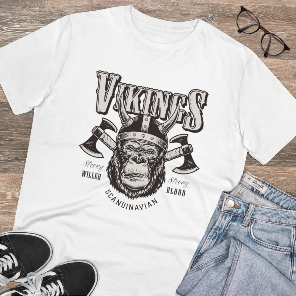 Men's PC Cotton Gorila Desing Printed T-Shirt · 49_L