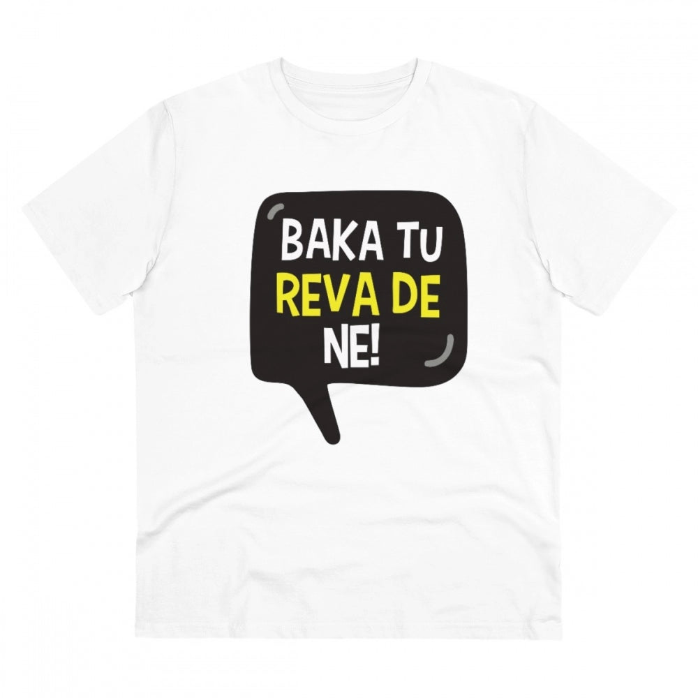 Men's PC Cotton Baka Tu Reva De Printed T