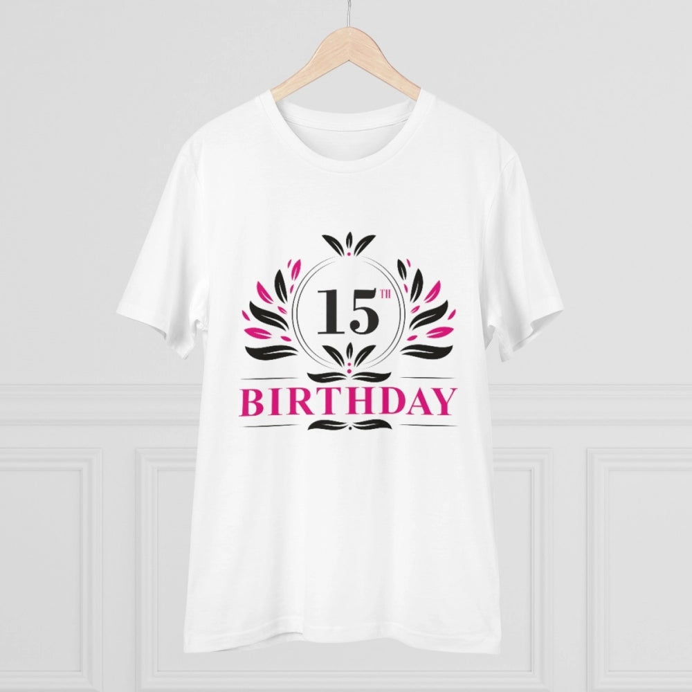 Men's PC Cotton 15th Birthday Printed T-Shirt