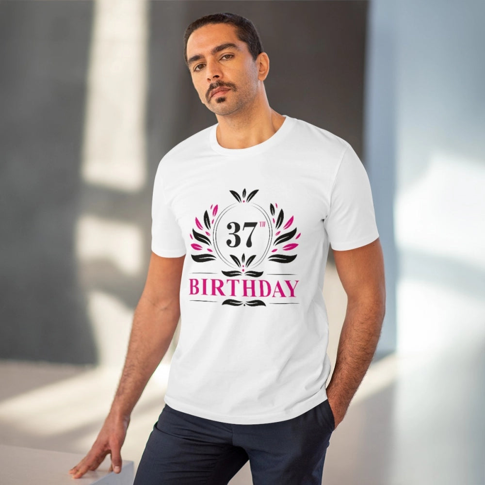Men's PC Cotton 37th Birthday Printed T-Shirt