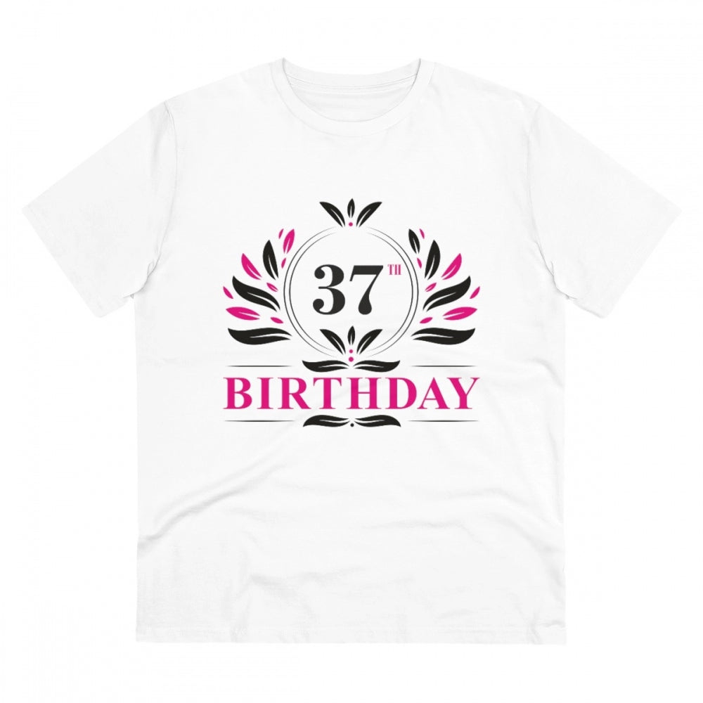 Men's PC Cotton 37th Birthday Printed T-Shirt