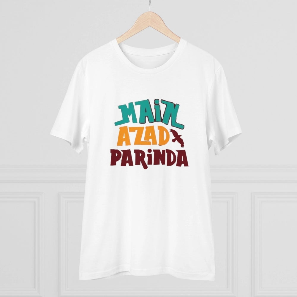 Men's PC Cotton Me Azad Parinda Printed T-Shirt
