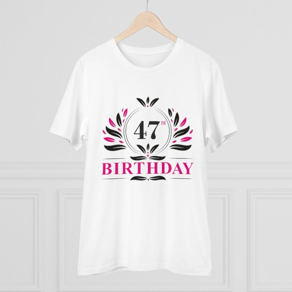 Men's PC Cotton 47th Birthday Printed T-Shirt