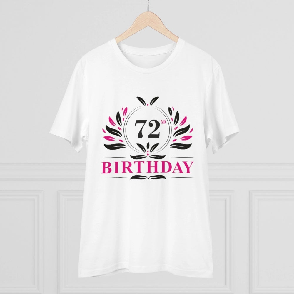 Men's PC Cotton 72nd Birthday Printed T-Shirt