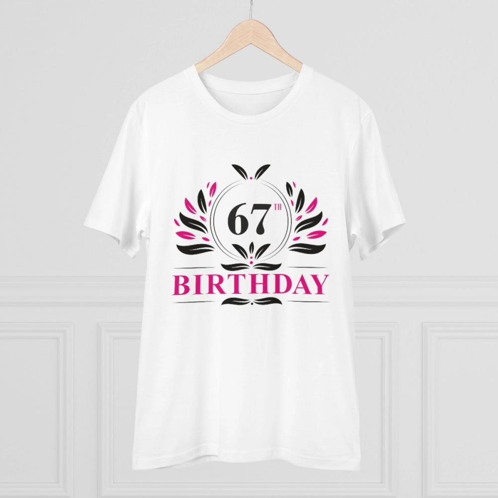 Men's PC Cotton 67th Birthday Printed T-Shirt