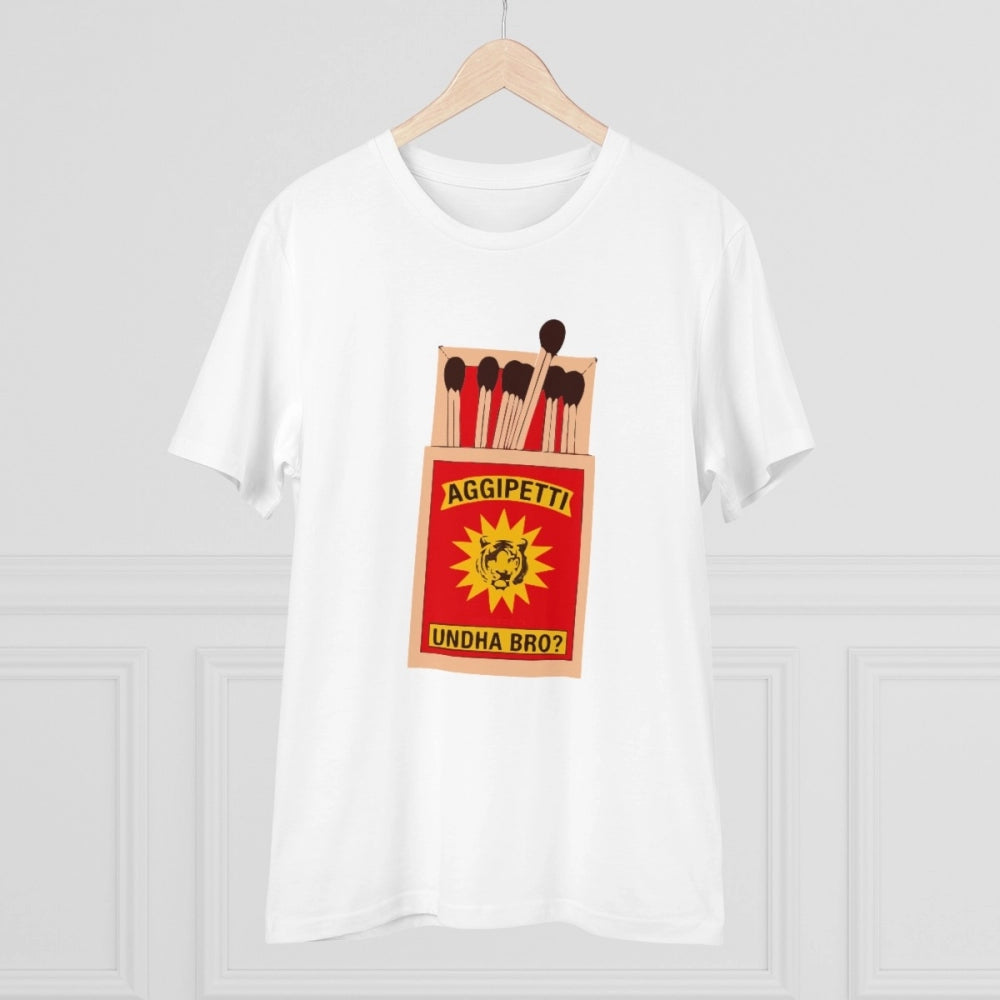 Men's PC Cotton Telugu Desing Printed T-Shirt · 68_L
