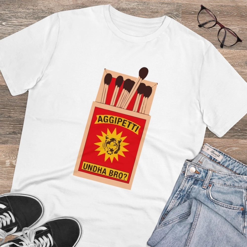 Men's PC Cotton Telugu Desing Printed T-Shirt · 68_L