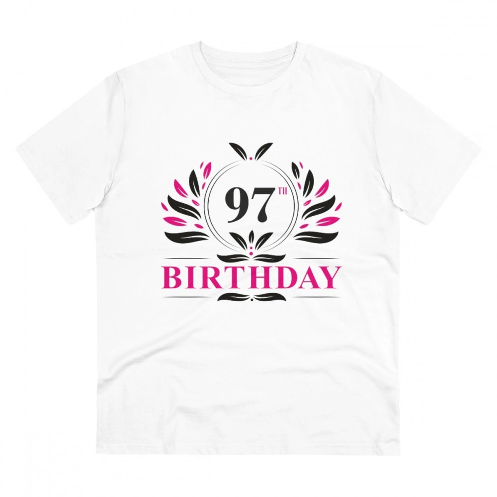 Men's PC Cotton 97th Birthday Printed T-Shirt