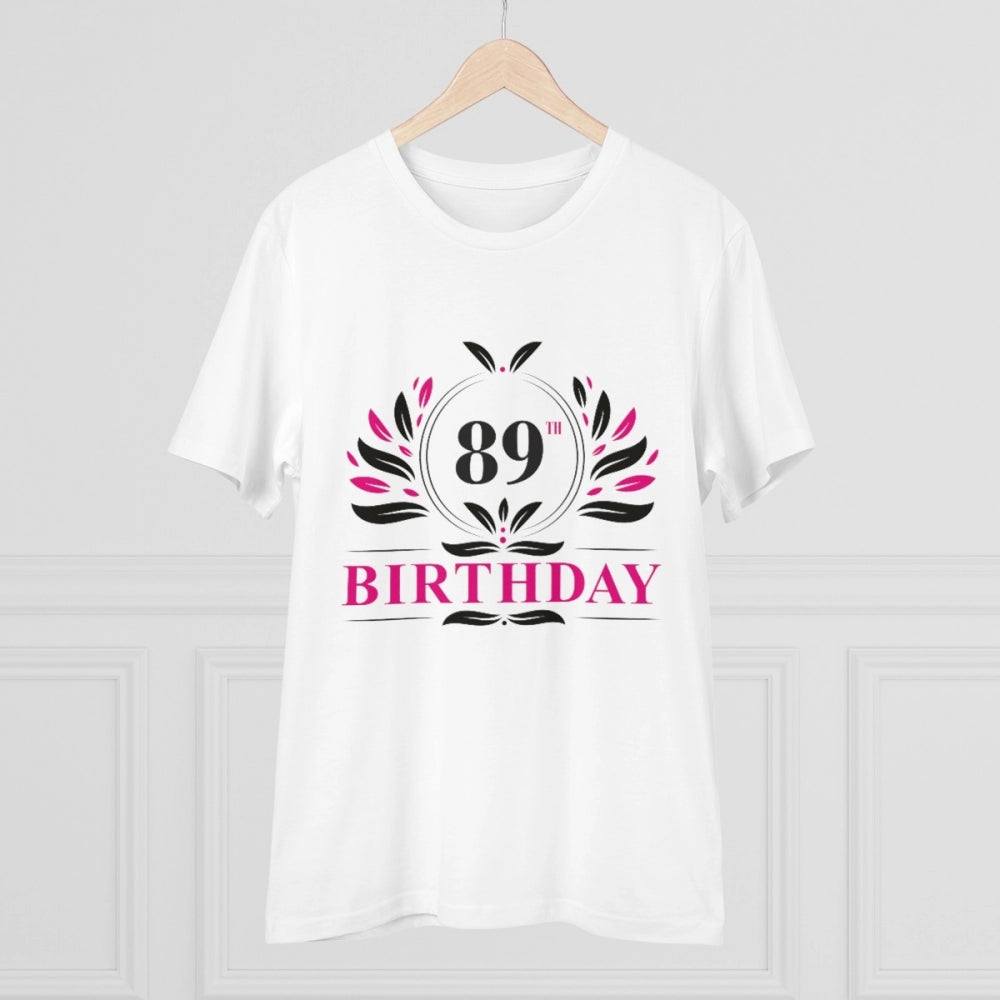 Men's PC Cotton 89th Birthday Printed T-Shirt