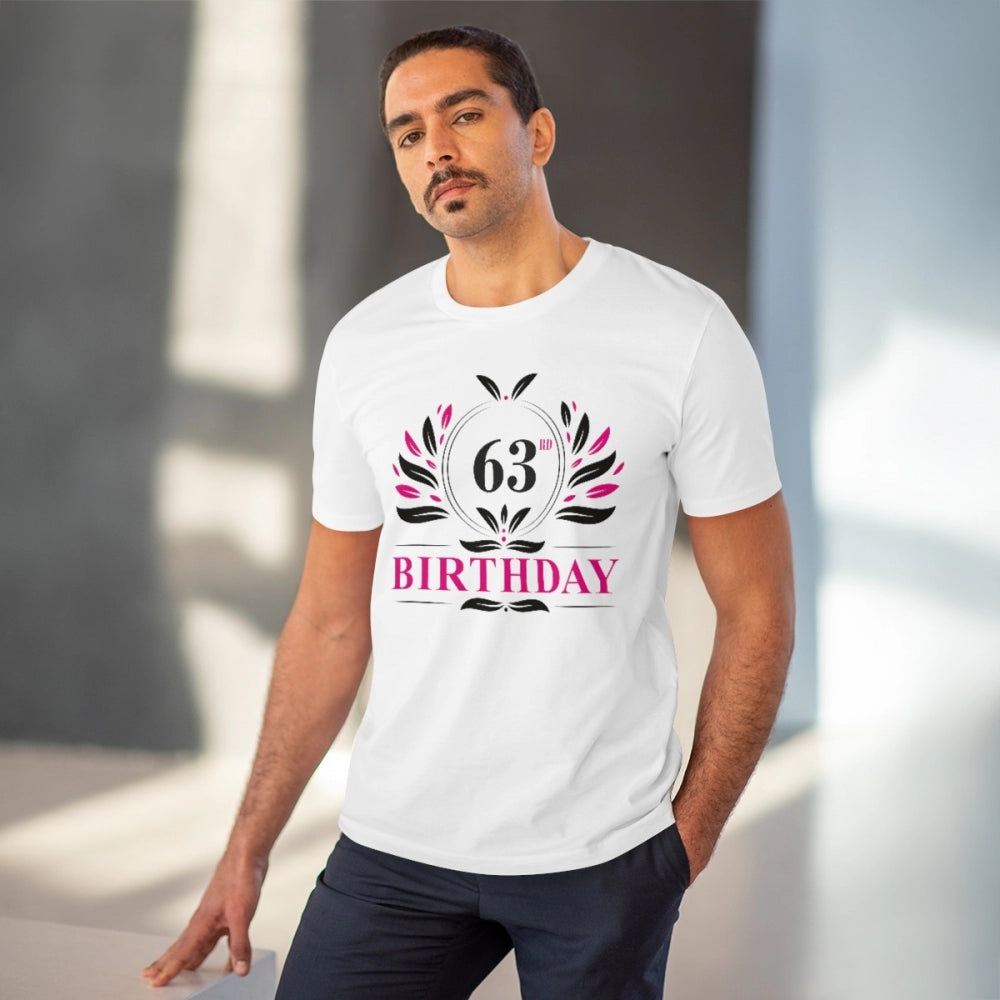 Men's PC Cotton 63rd Birthday Printed T-Shirt