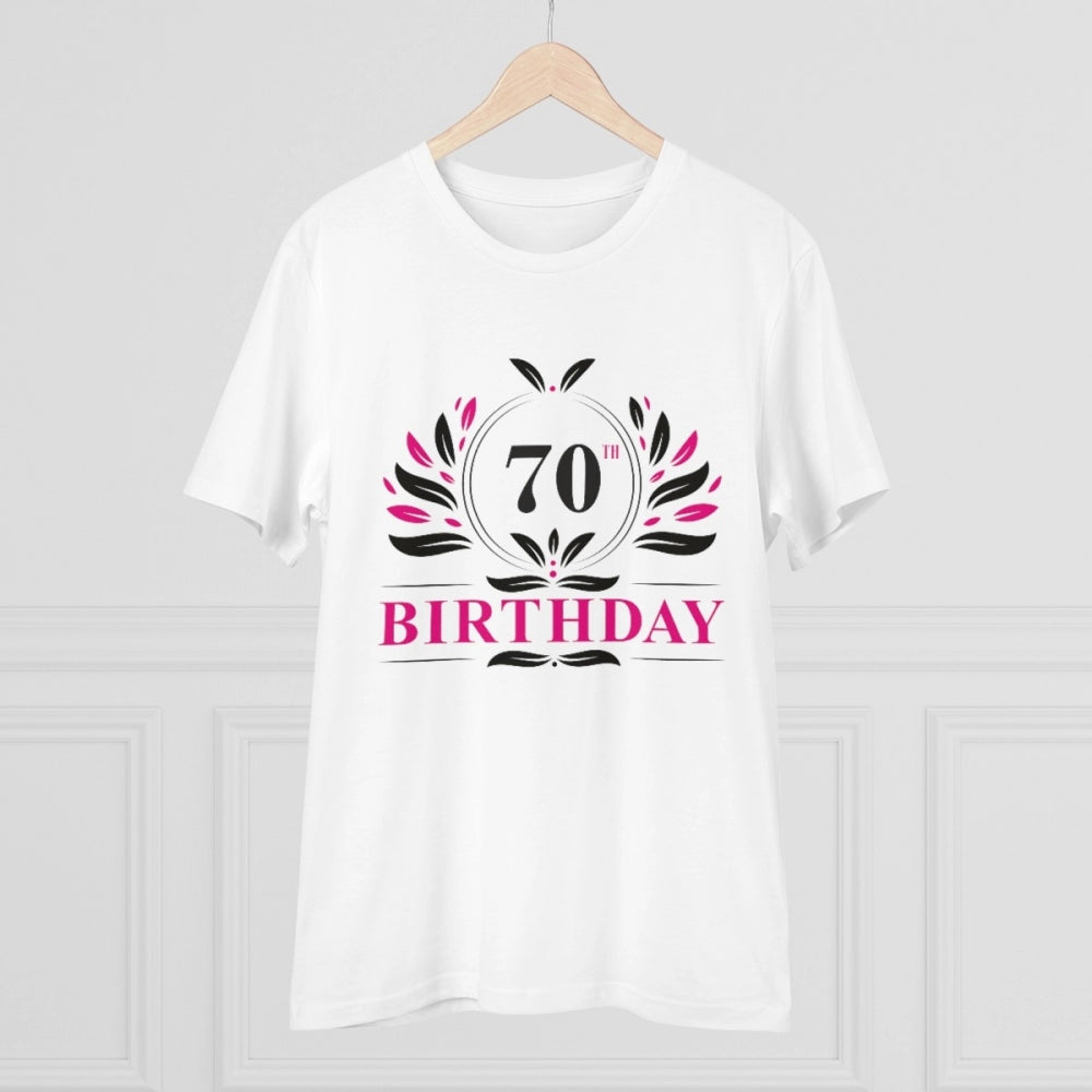 Men's PC Cotton 70th Birthday Printed T-Shirt