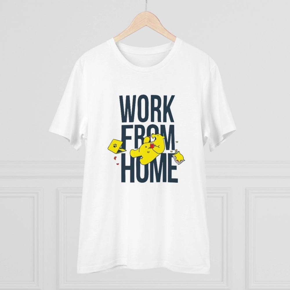 Men's PC Cotton Work From Home Desing Printed T · 45_L