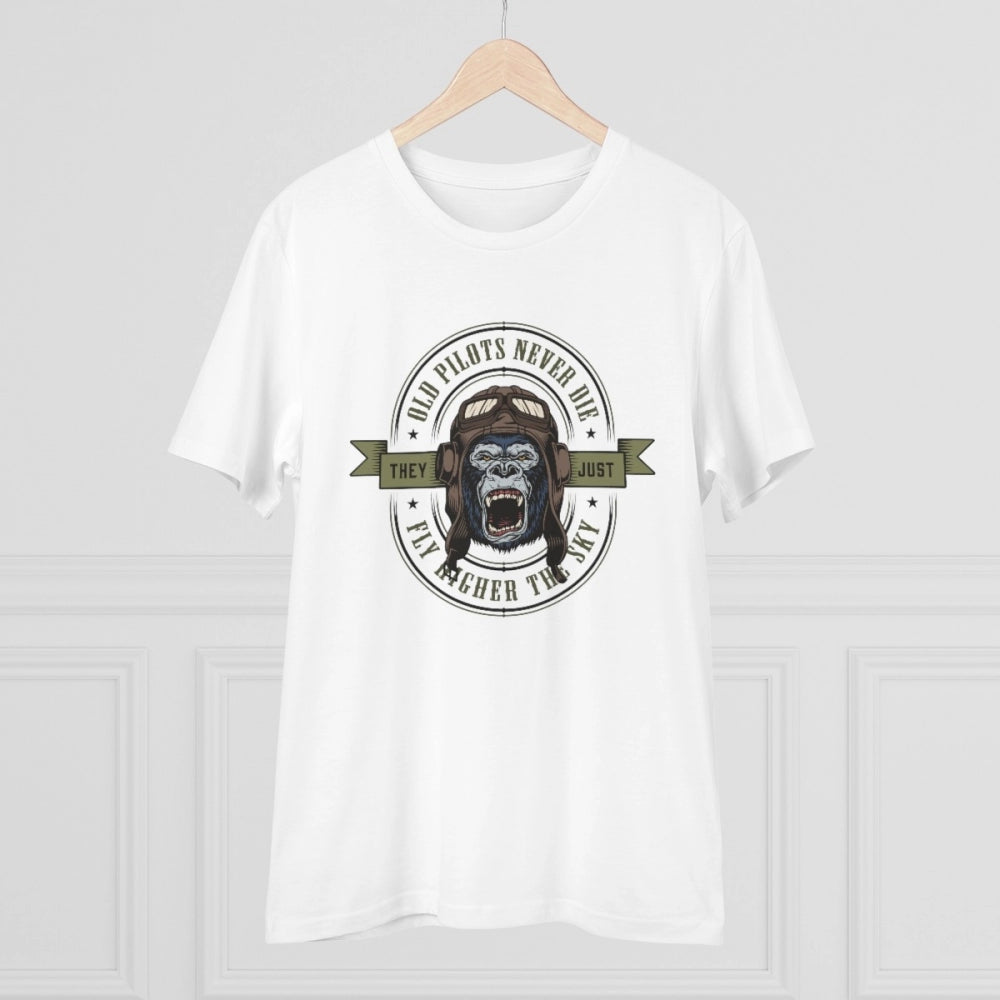 Men's PC Cotton Gorila Desing Printed T-Shirt · 53_L