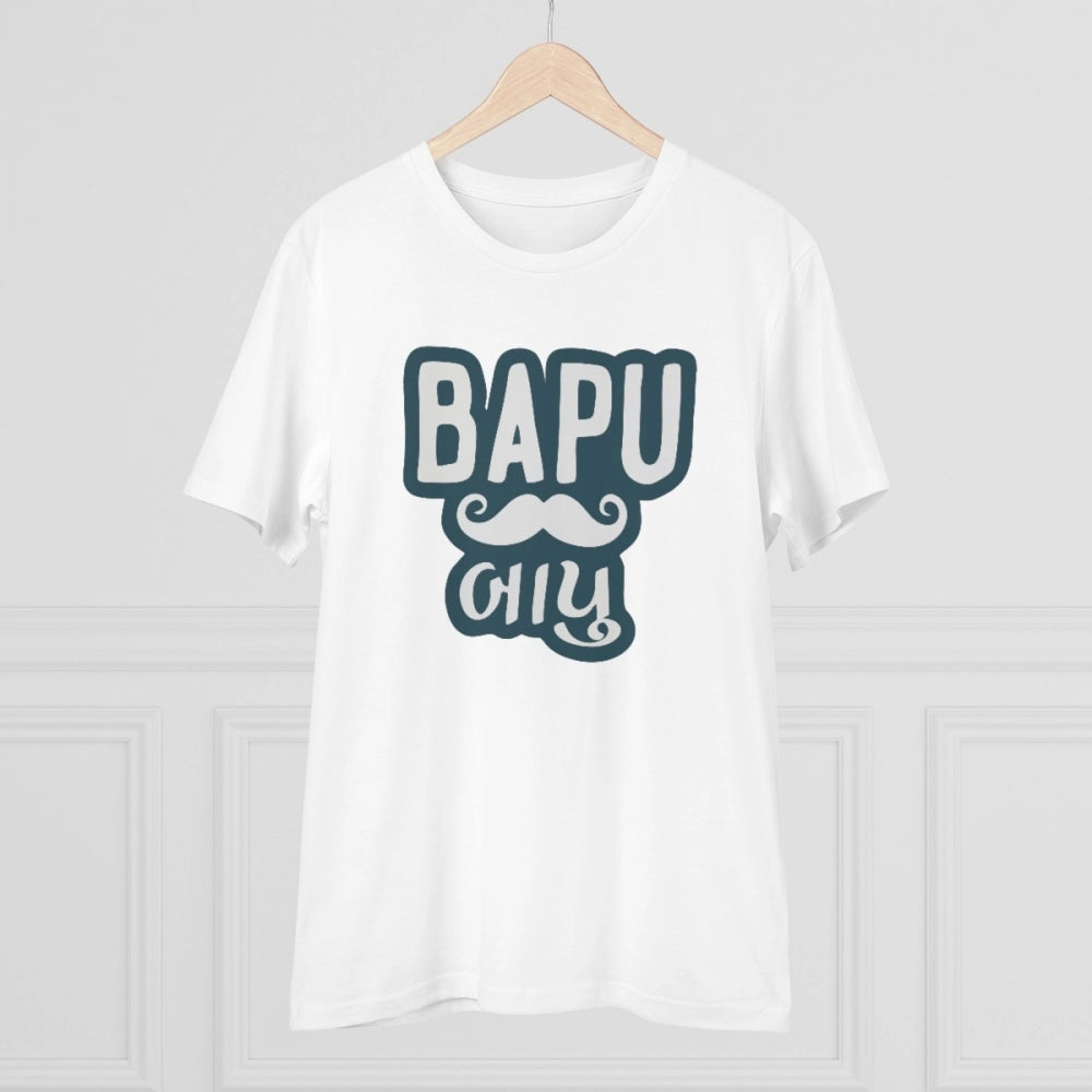 Men's PC Cotton Baapu Printed T-Shirt