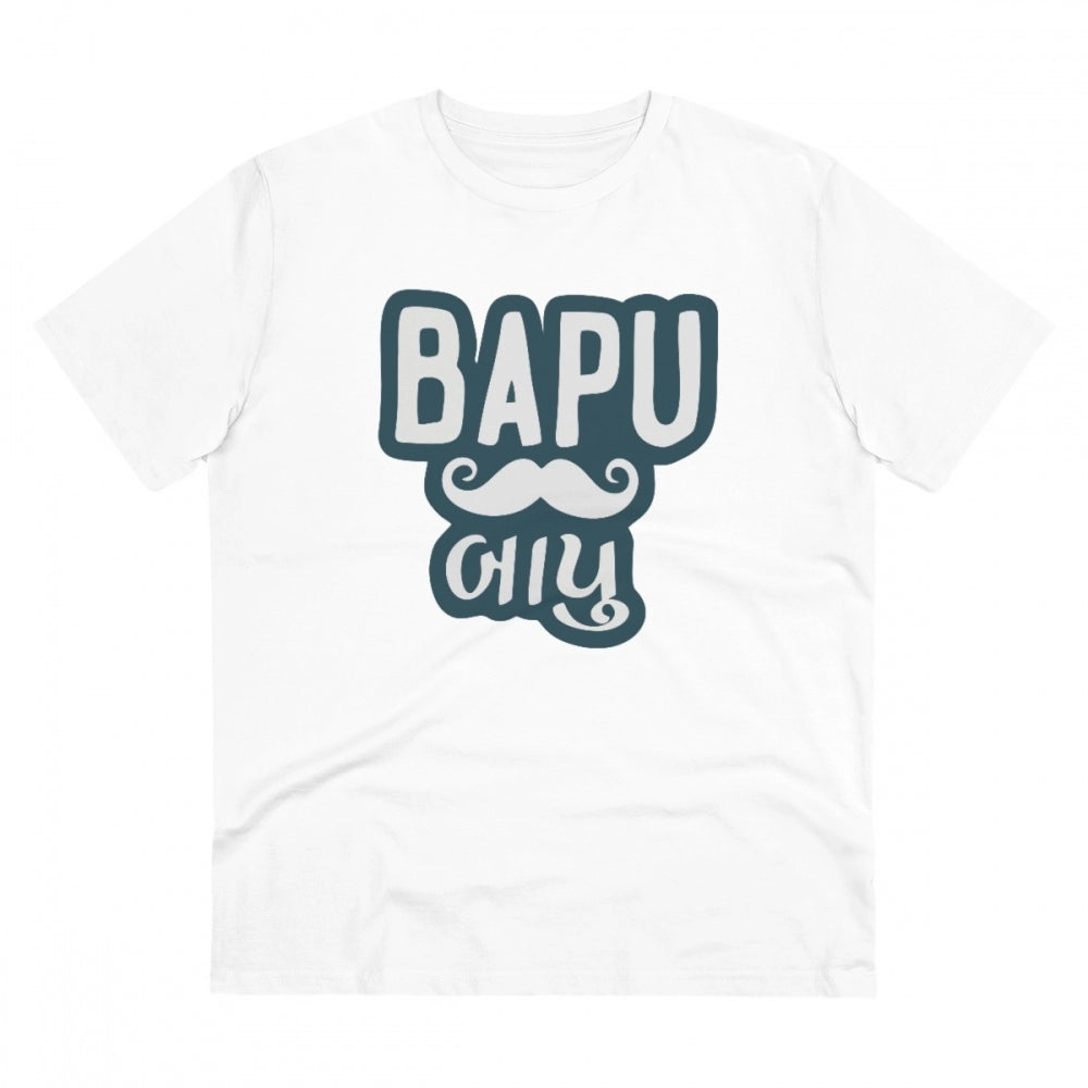 Men's PC Cotton Baapu Printed T-Shirt