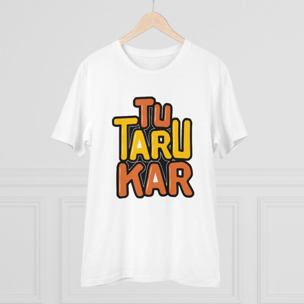 Men's PC Cotton Tu Taru Kar Printed T-Shirt