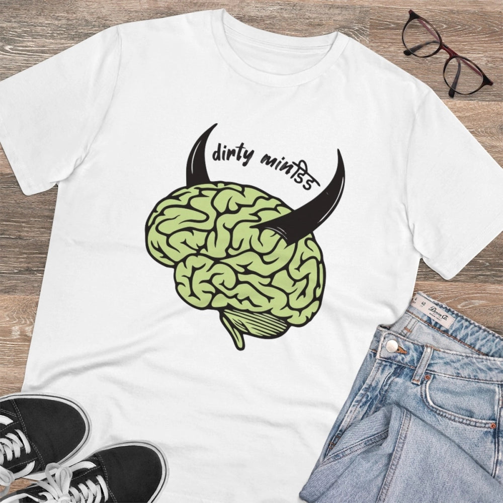 Men's PC Cotton Dirty Minddid Printed T-Shirt