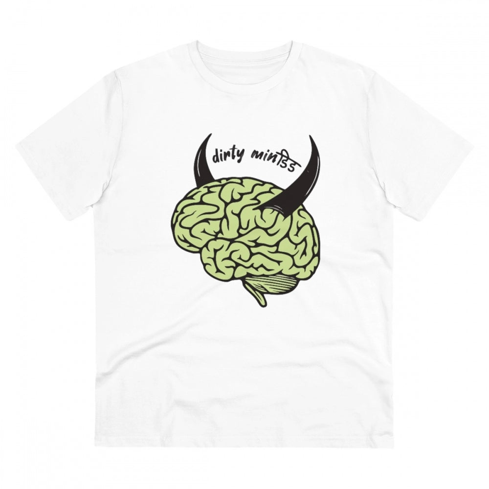 Men's PC Cotton Dirty Minddid Printed T-Shirt
