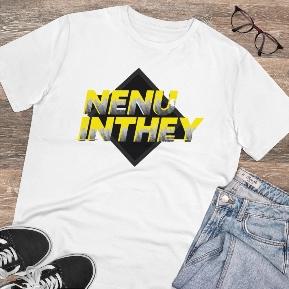 Men's PC Cotton Telugu Desing Printed T-Shirt · 74_L