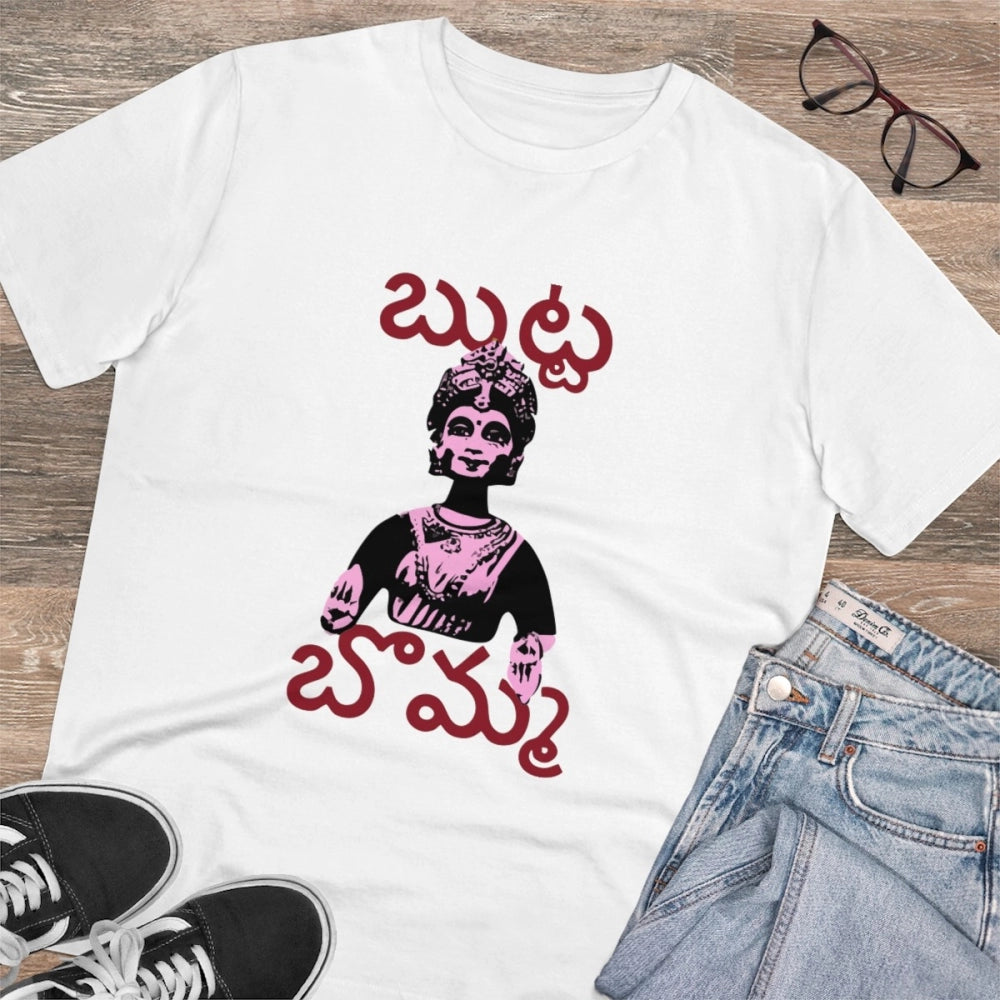 Men's PC Cotton Telugu Desing Printed T-Shirt · 71_L