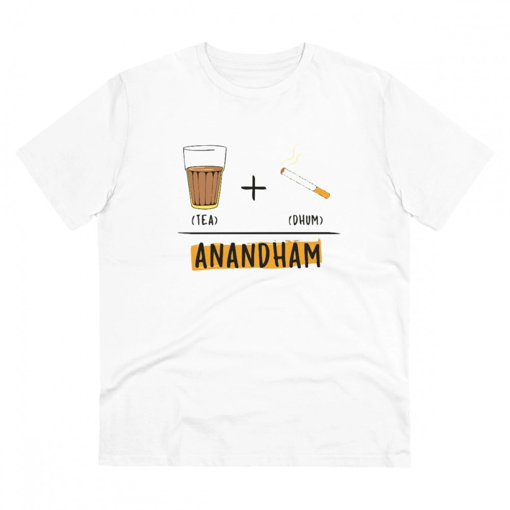 Men's PC Cotton Telugu Desing Printed T-Shirt · 69_L
