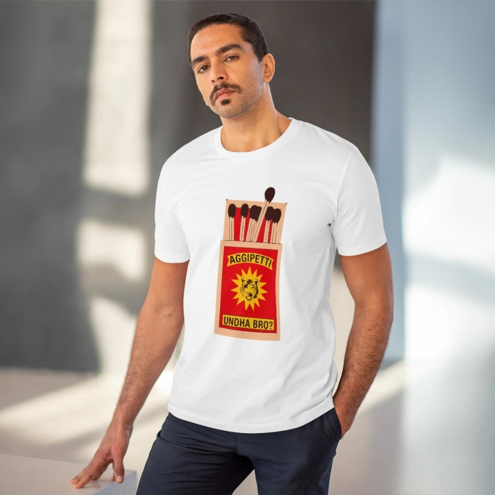 Men's PC Cotton Telugu Desing Printed T-Shirt · 68_L
