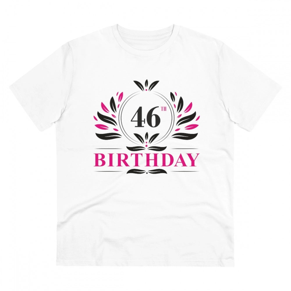 Men's PC Cotton 46th Birthday Printed T-Shirt