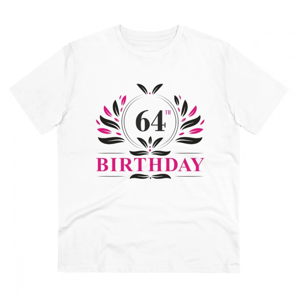 Men's PC Cotton 64th Birthday Printed T-Shirt