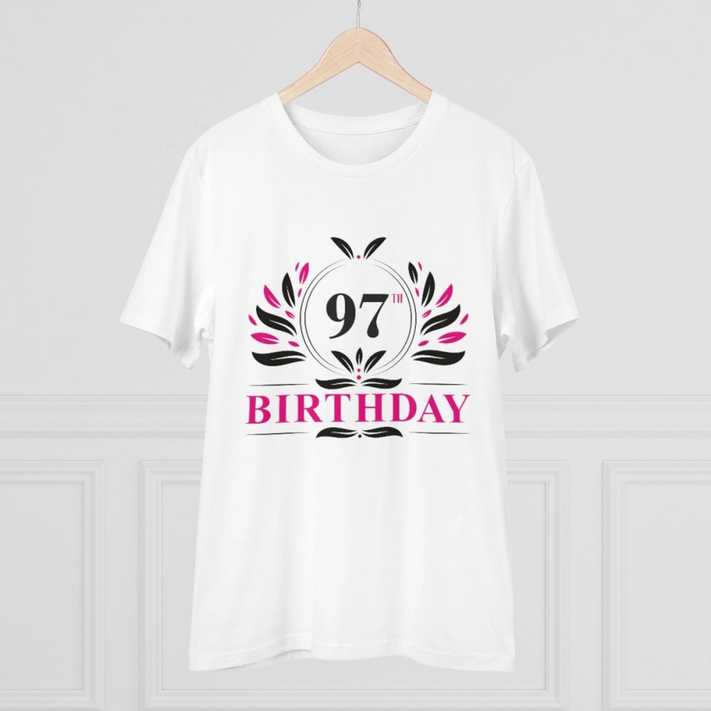 Men's PC Cotton 97th Birthday Printed T-Shirt