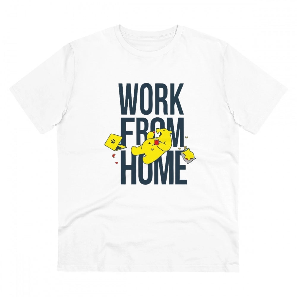 Men's PC Cotton Work From Home Desing Printed T · 45_L