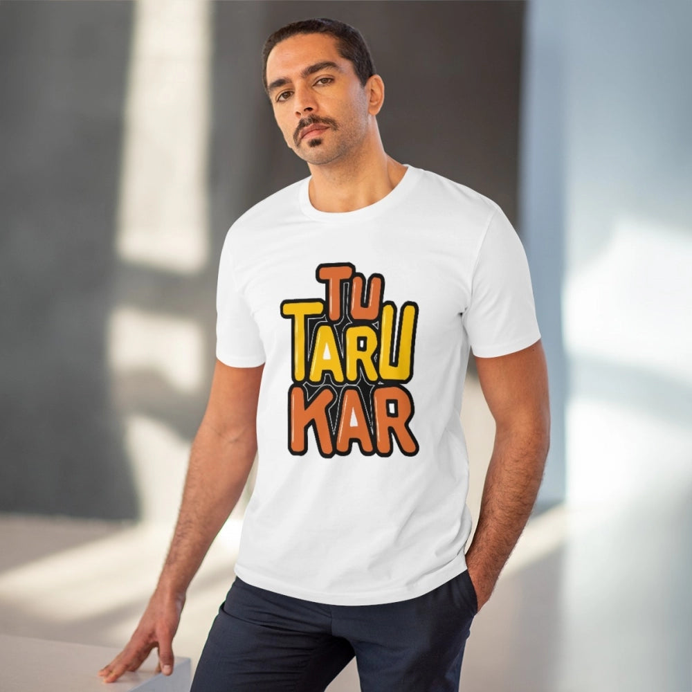Men's PC Cotton Tu Taru Kar Printed T-Shirt