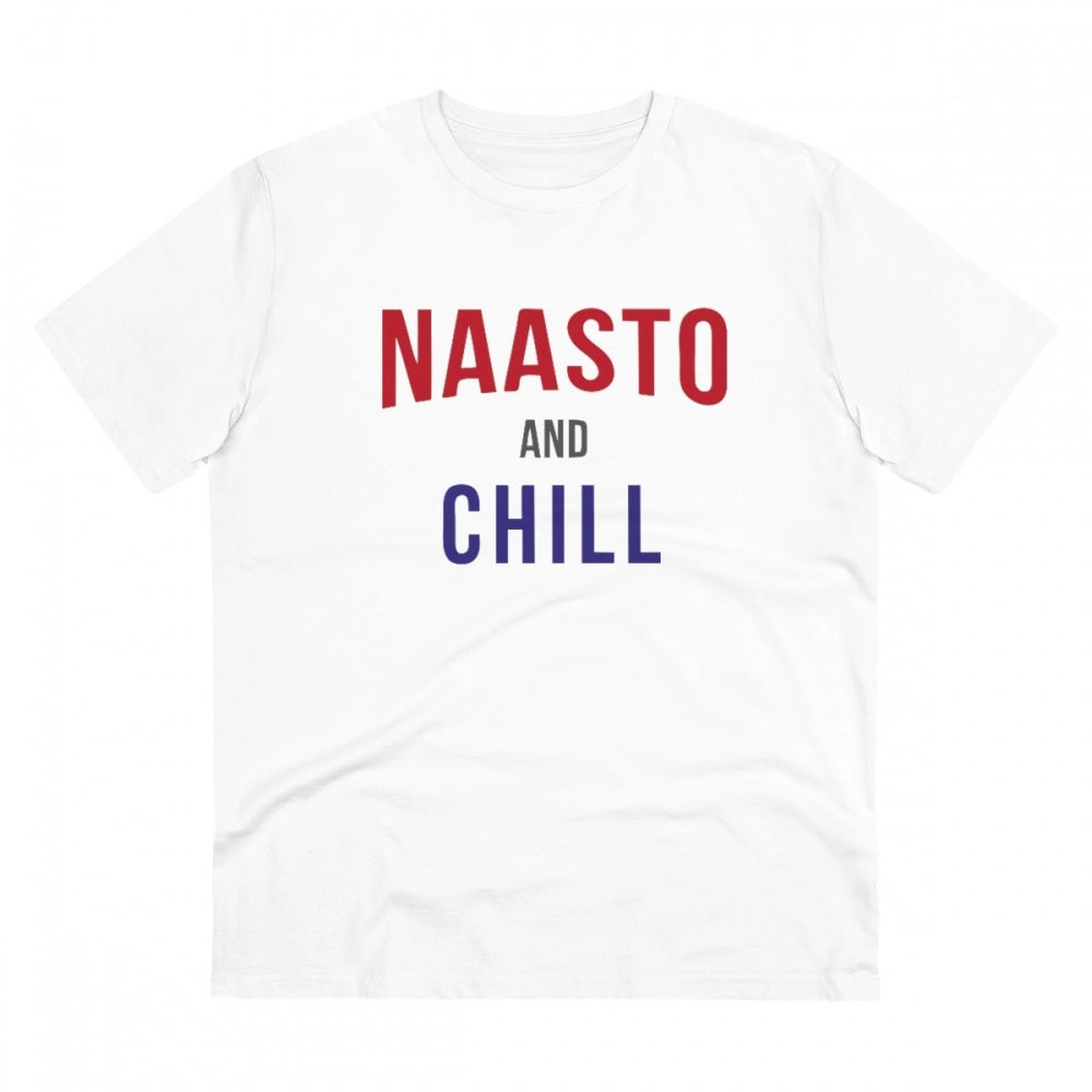 Men's PC Cotton Nasto And Chill Printed T-Shirt · 63_L