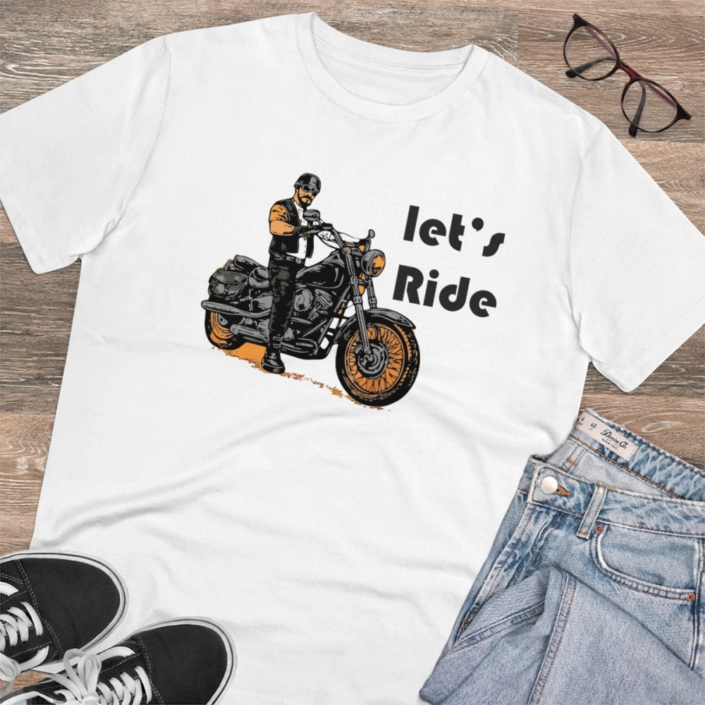 Men's PC Cotton Explore The Unseen Printed T-Shirt · 84_L