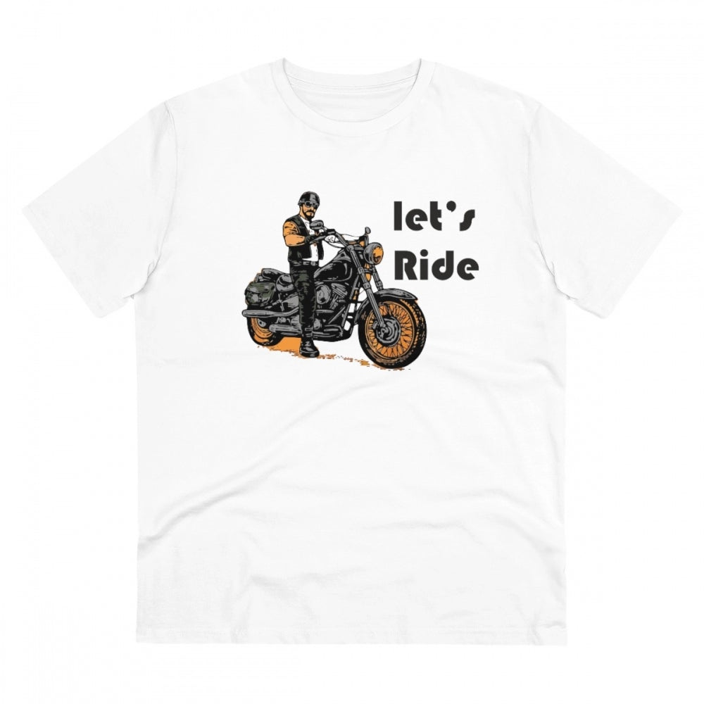 Men's PC Cotton Explore The Unseen Printed T-Shirt · 84_L