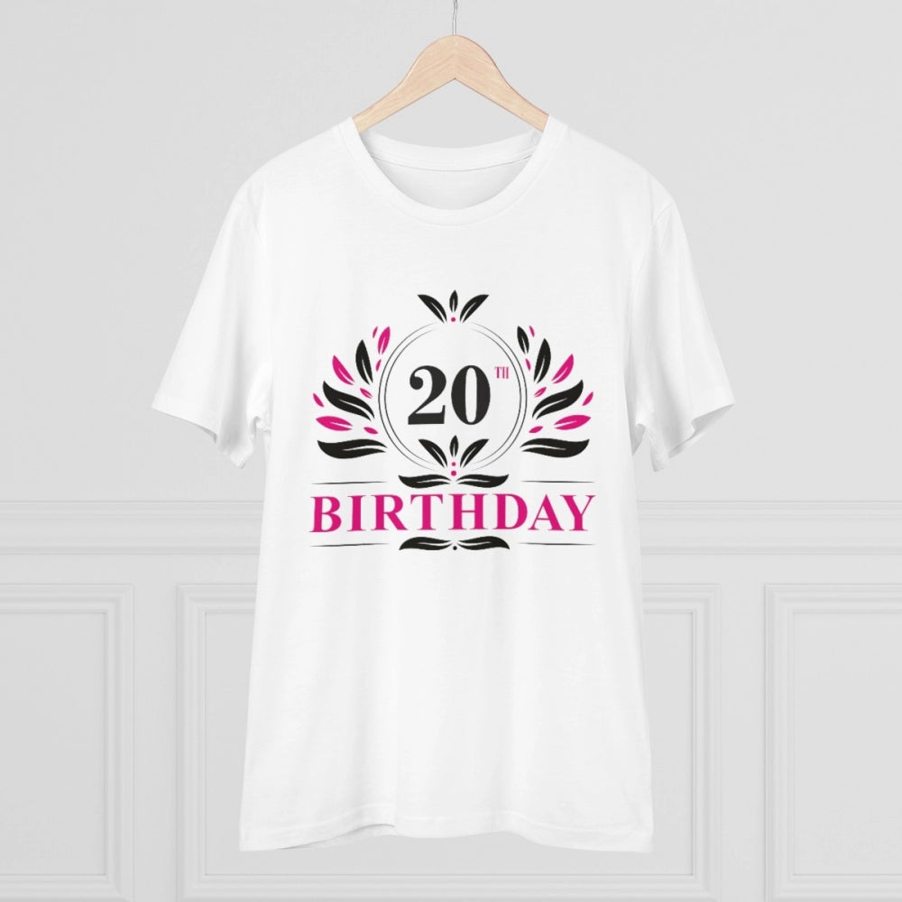 Men's PC Cotton 20th Birthday Printed T-Shirt
