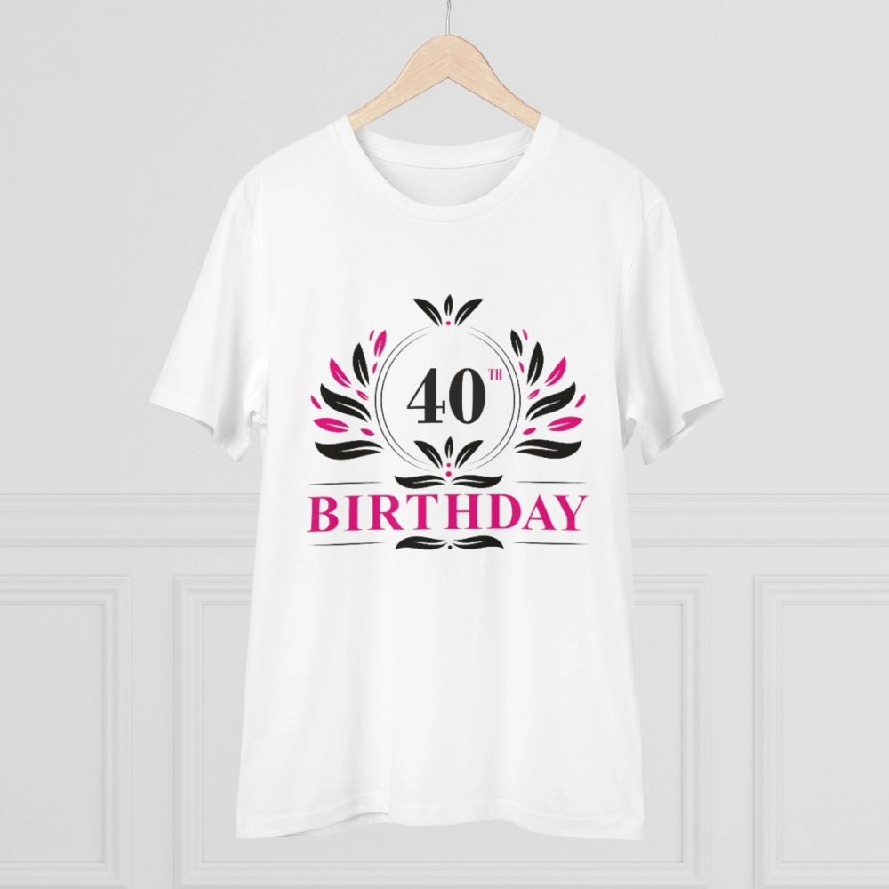 Men's PC Cotton 40th Birthday Printed T-Shirt