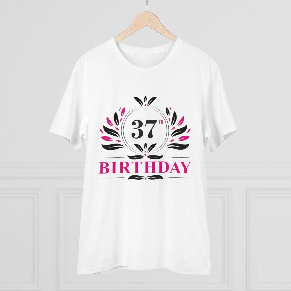 Men's PC Cotton 37th Birthday Printed T-Shirt