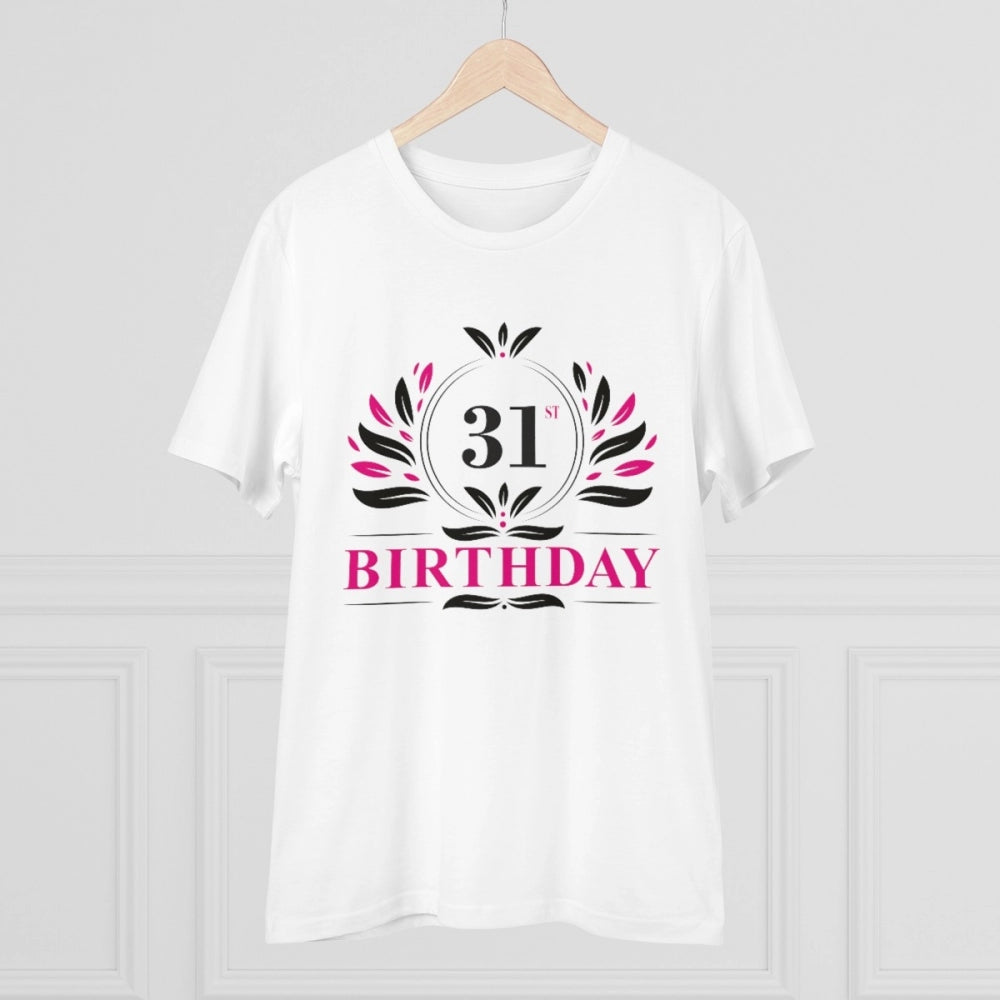 Men's PC Cotton 31st Birthday Printed T-Shirt