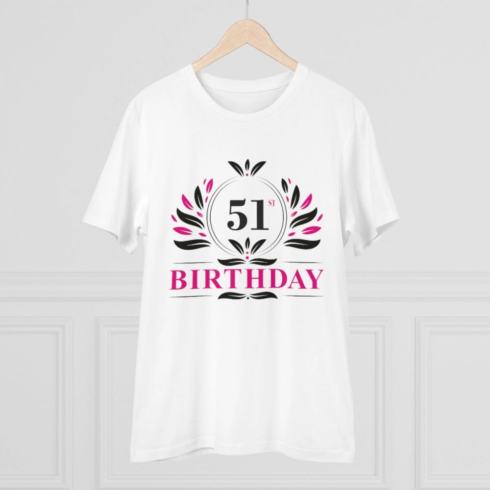 Men's PC Cotton 51st Birthday Printed T-Shirt