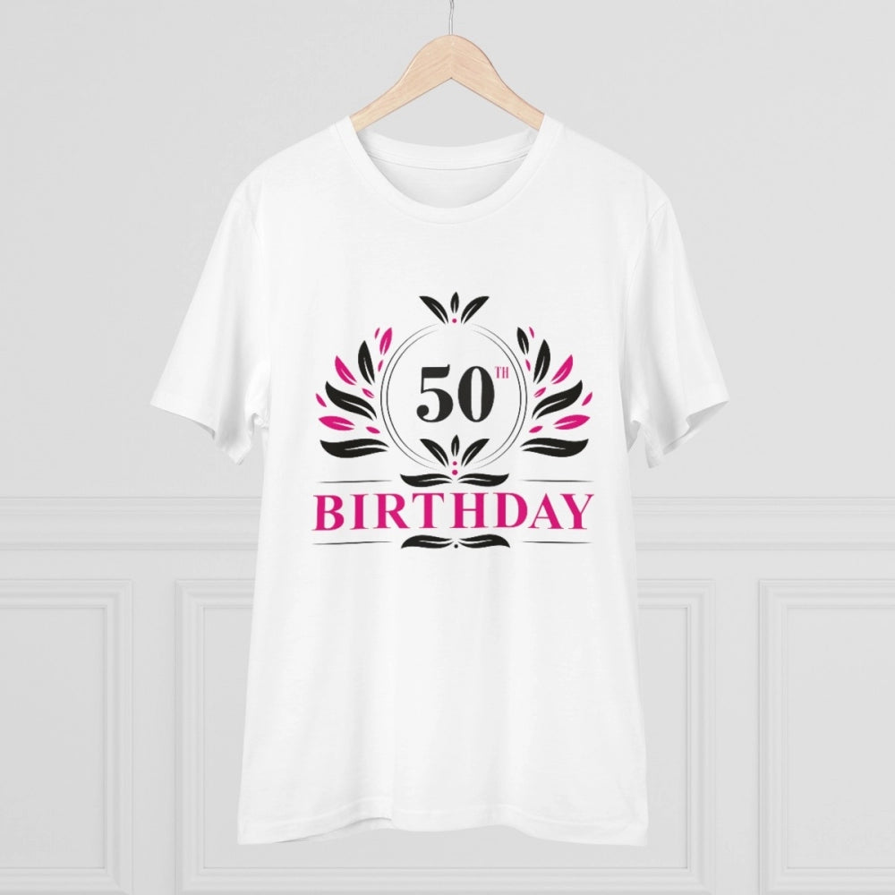 Men's PC Cotton 50th Birthday Printed T-Shirt