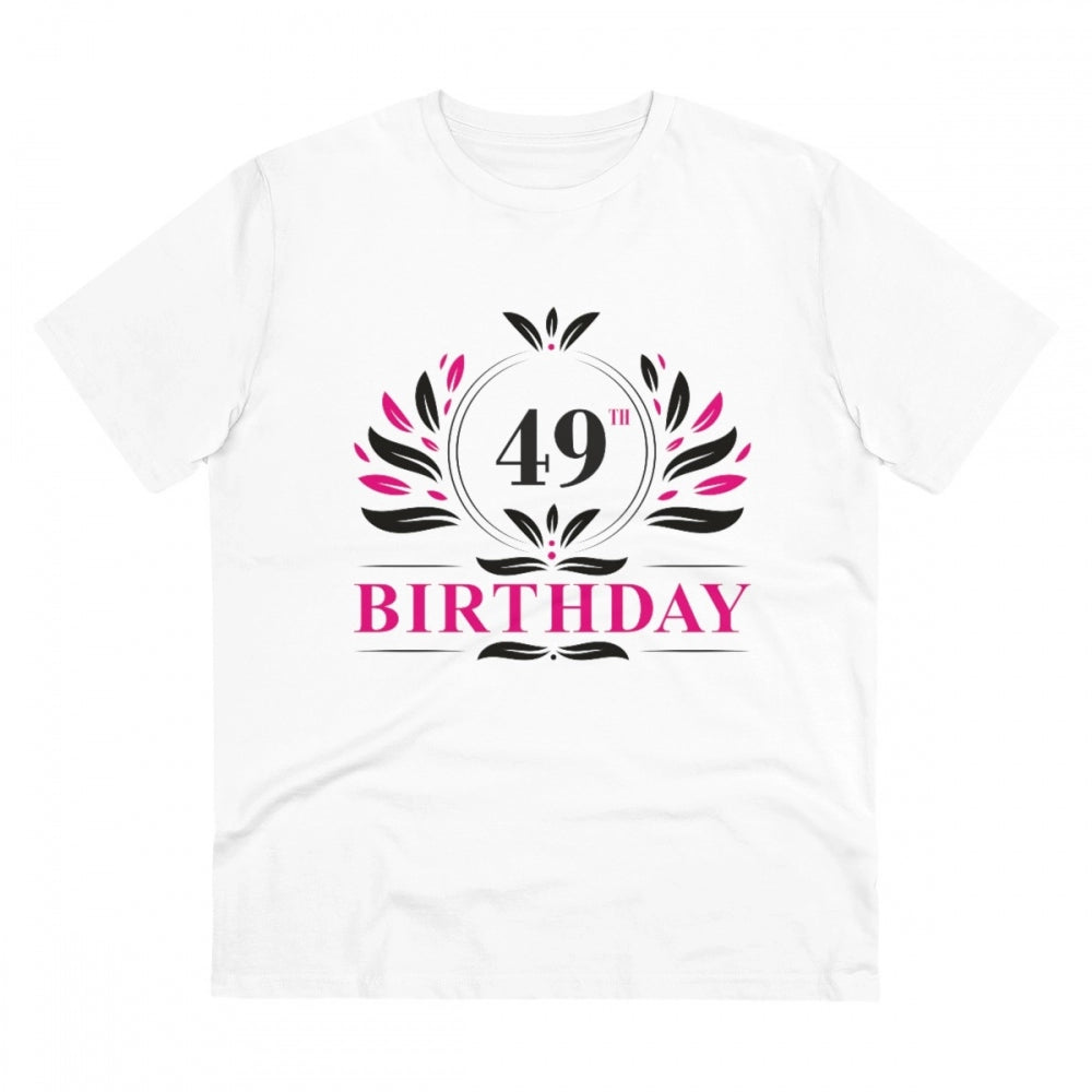 Men's PC Cotton 49th Birthday Printed T-Shirt