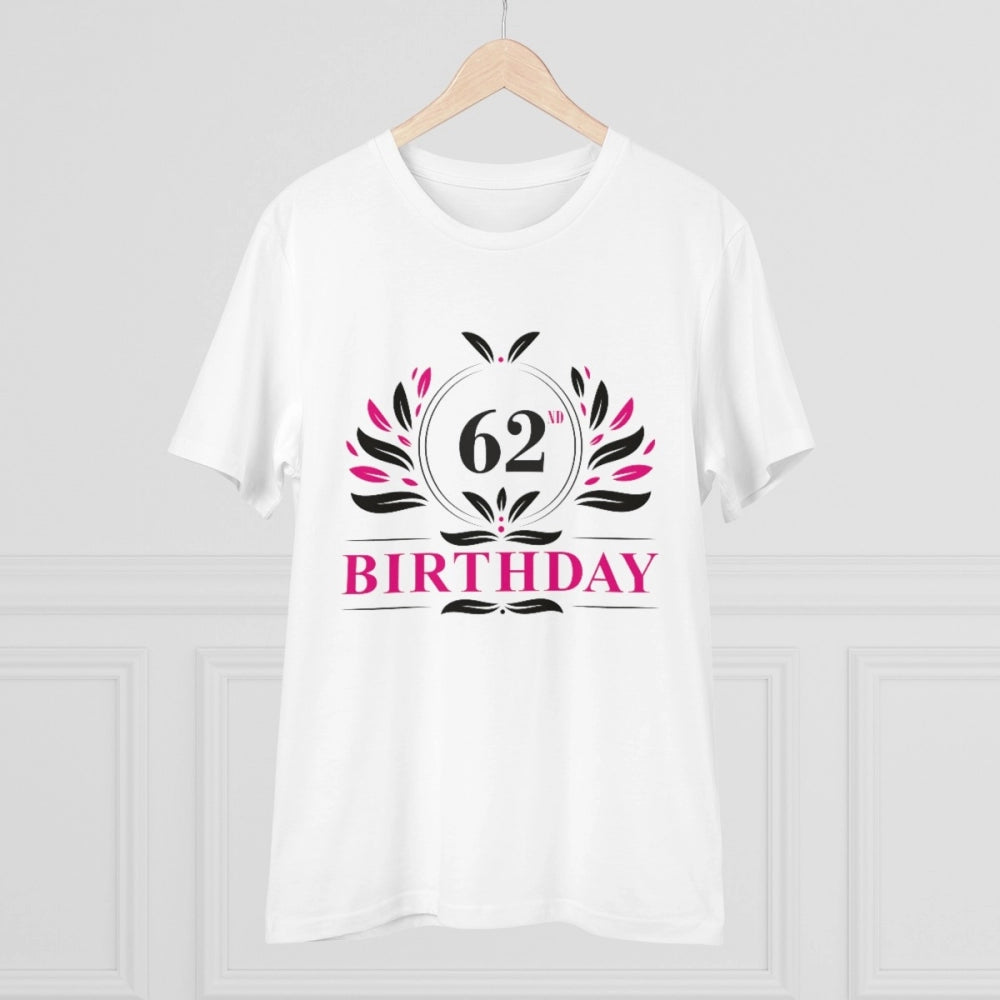 Men's PC Cotton 62nd Birthday Printed T-Shirt