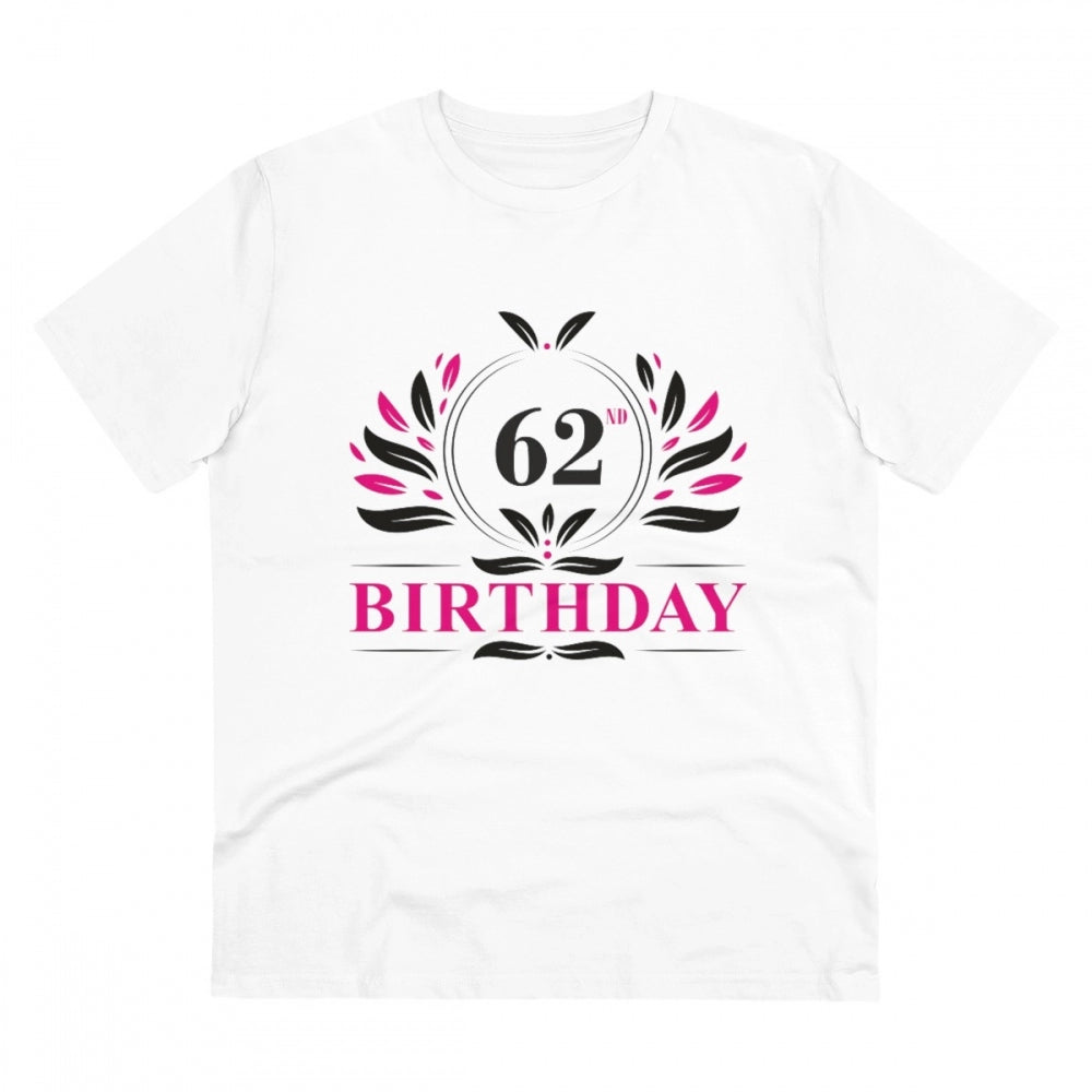 Men's PC Cotton 62nd Birthday Printed T-Shirt