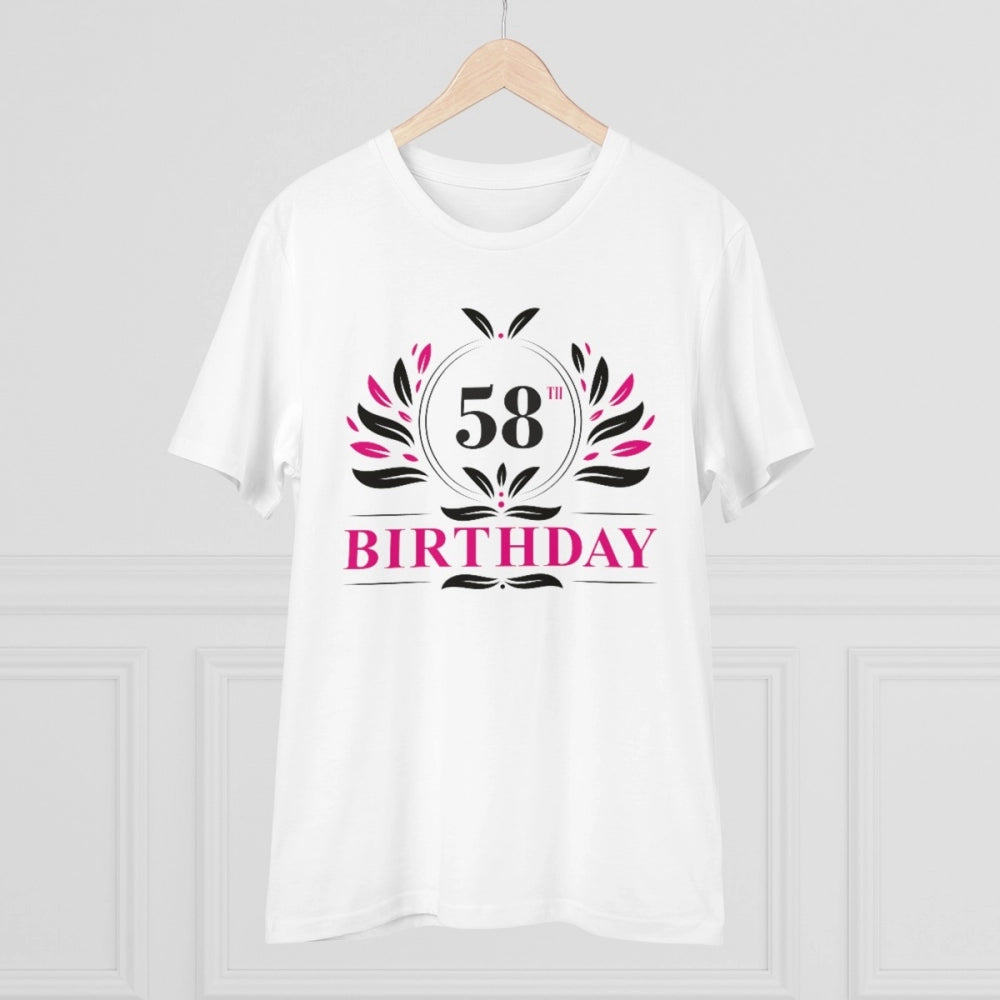Men's PC Cotton 58th Birthday Printed T-Shirt