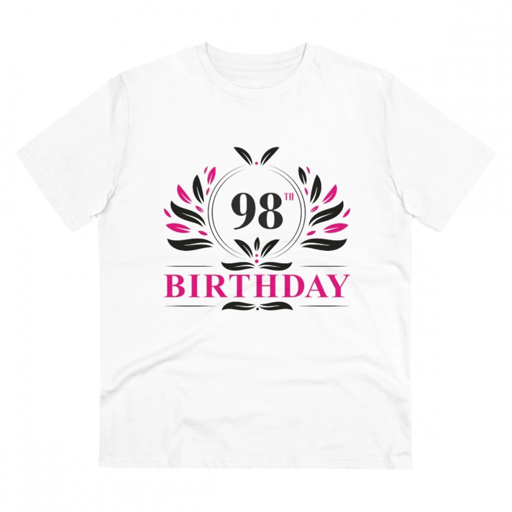 Men's PC Cotton 98th Birthday Printed T-Shirt